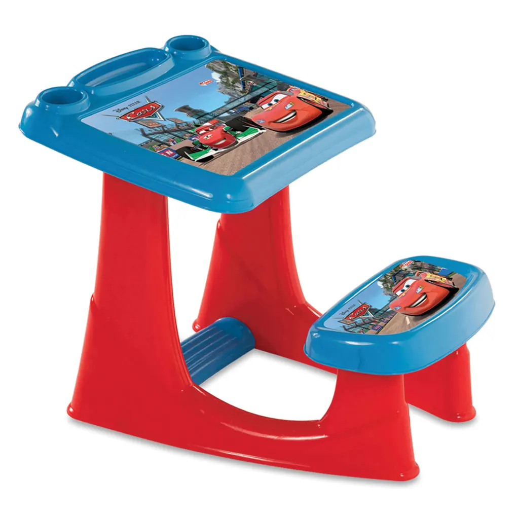 Cars Table and Chair are Combined Children Study Desk Kids Study Table Child Plastic Stool for Children During Toy European