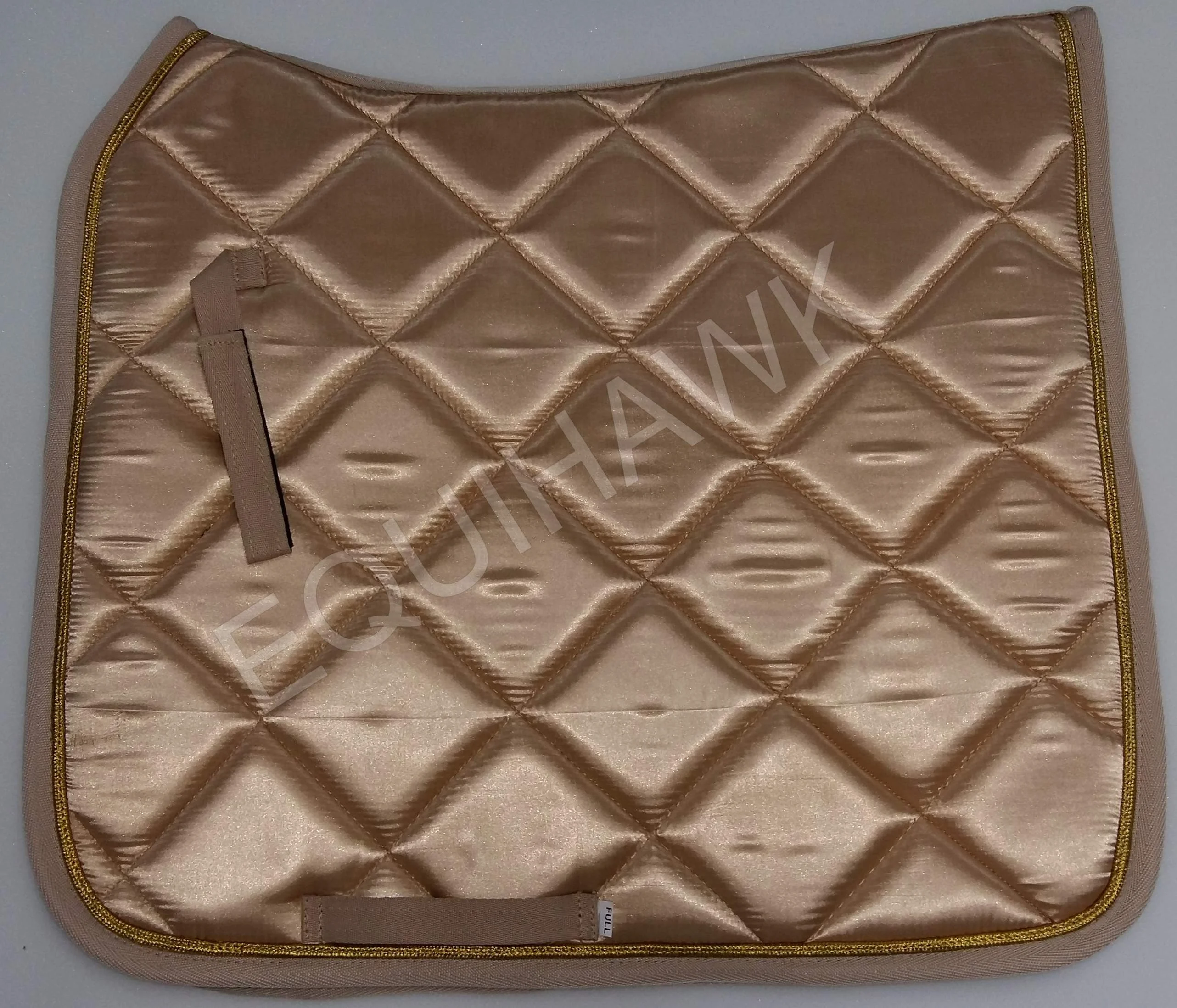 Professional Factory Horse Product Satin Fabric Saddle Pads Ready To Ship Clearance Price Brand New Saddle Pads Equestrian