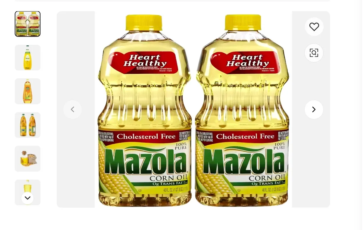 Pure 100% Refined Corn Oil for used cooking oil corn oil Read for selling