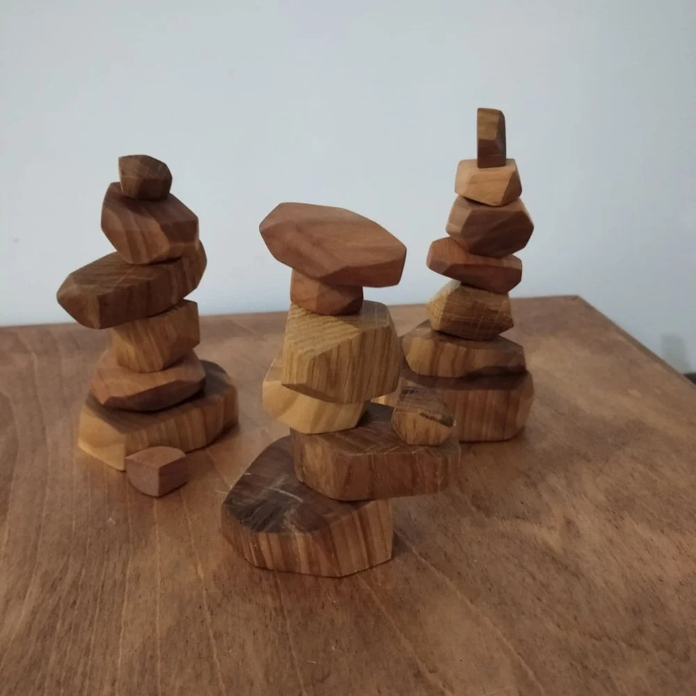 Top Recommended Tumi Ishi Balancing Stones, Combining Art and Mindfulness Handcrafted Wooden Rocks Transform Playtime