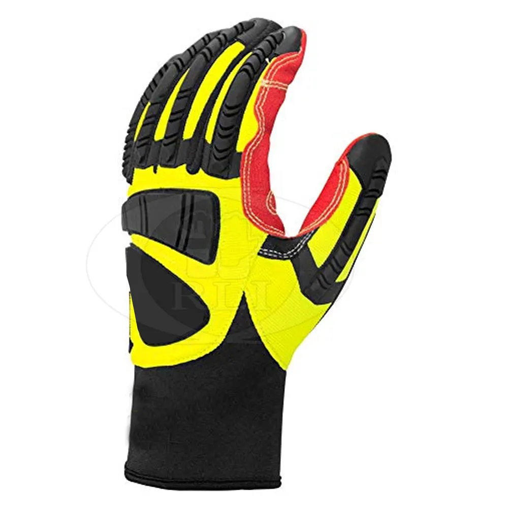 Super Grip Gel Oil And Gas Anti-Vibration Impact Protection Safety Gloves