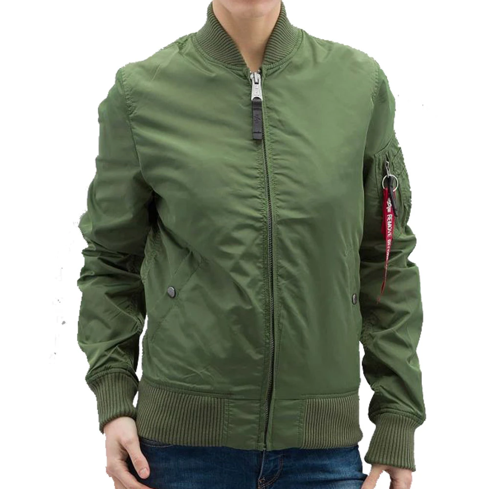 Men/Women Custom Print Bomber Jacket High Quality Polyester Winder Proof No Sublimation Long Length Cotton Filled XL Low Price