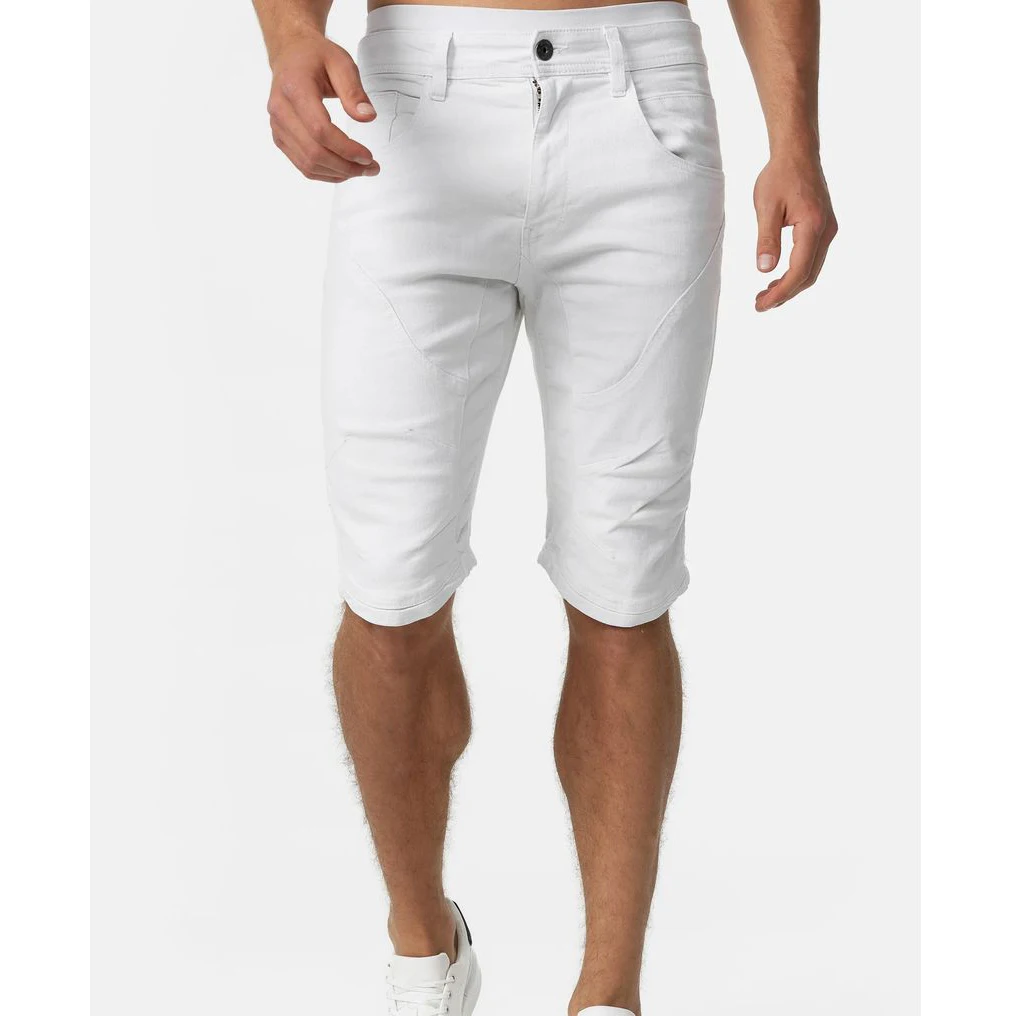 Mens Denim Shorts Stretch Slim Fit Rolled Affordable Price Good Quality Jeans Half Pants New Style Baggy