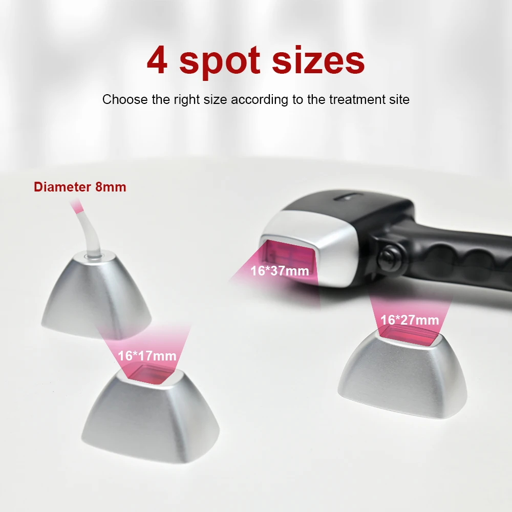 The Cloud era 2023 switchable spot Ice titanium 4K diode laser epilator alexandrite triple laser hair removal machine