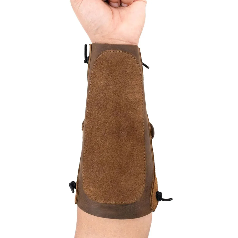 Sports & Entertainment Best Archery Leather Gloves Finger Protector Arm Guards Shooting Hunting Original Archery Protective Gear