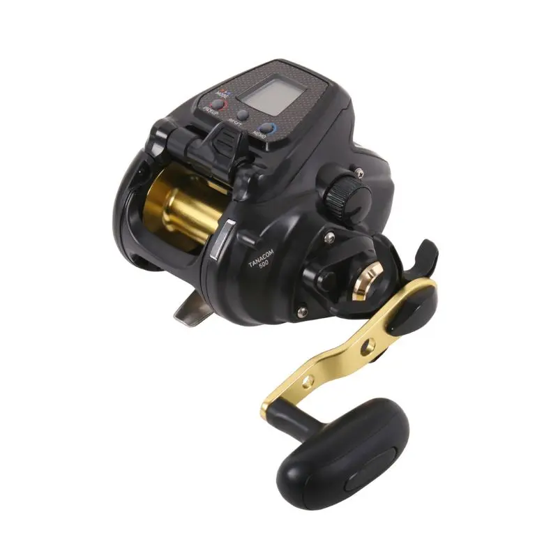Tanacom 500 Power Assist Electric Fishing Reel Right and Left hand Ambidextrous Multicolor