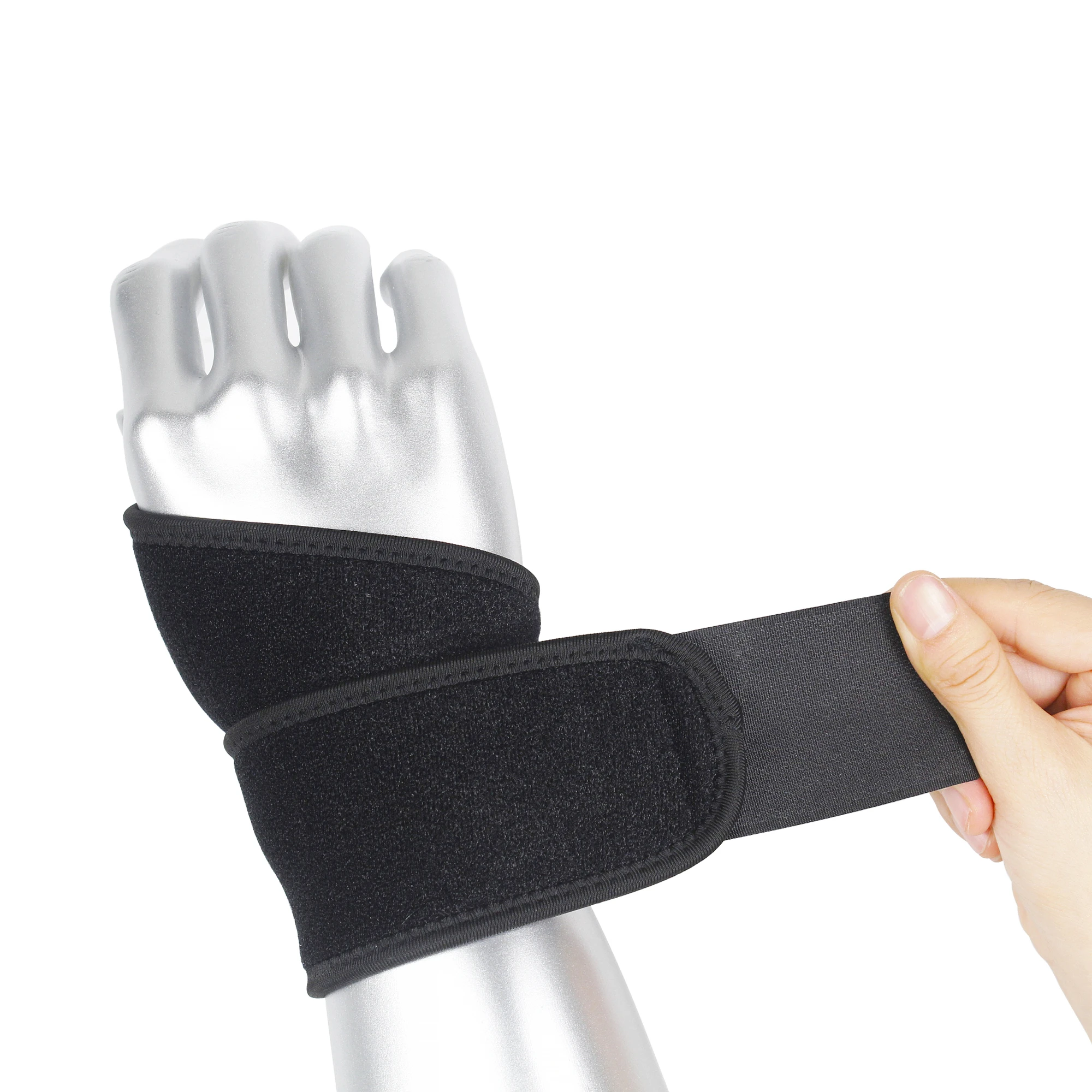 Heavy weight Powerlifting Wrist Wraps Fitness Accessories Supporters Light Band Womans mouse pad with gel wrist wraps support