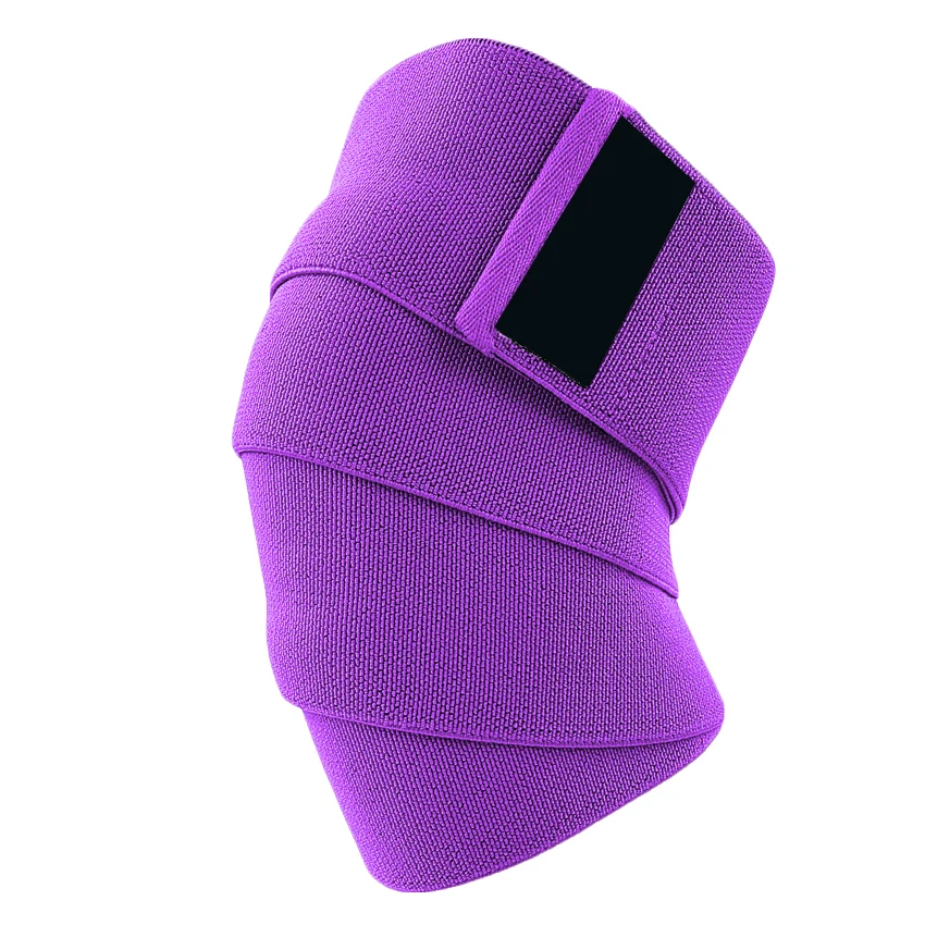 Adjustable Breathable Top Quality Cheap Price Custom Made OEM Weight Lifting Knee Wraps Fitness & Body Building