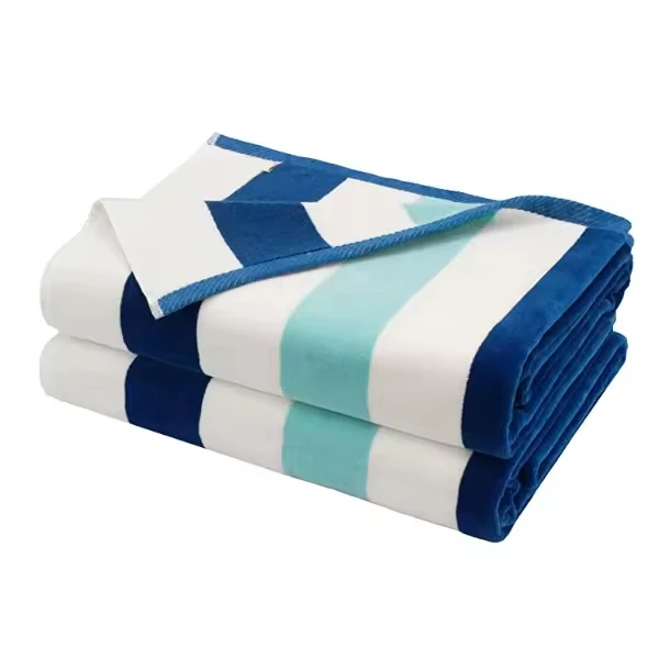 2024 Unique Style Pure Polyester Cotton Fabric Water Absorbent Beach Towel Available In Very Cheapest Price