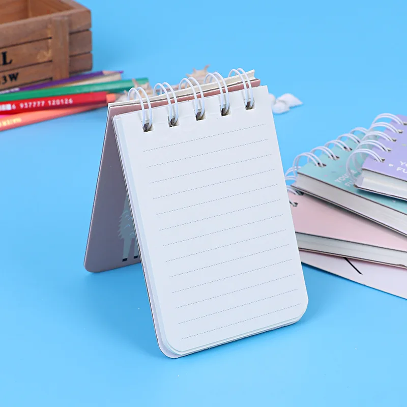 Cheap Portable Wholesale Cute Mini School Paper Printing Cartoon Animal 6 ring YO Accessory Pocket Notebook