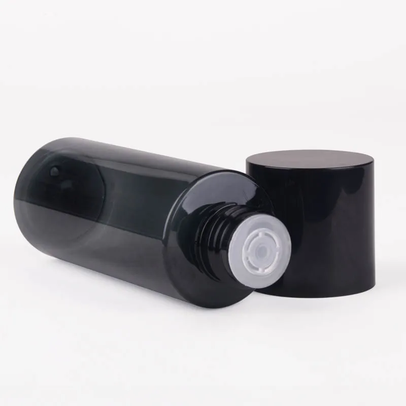 PET Bottle 500ml with Plastic Flip Top Cap Transparent White Amber Spray Bottle for Personal Skincare Cosmetic Packaging