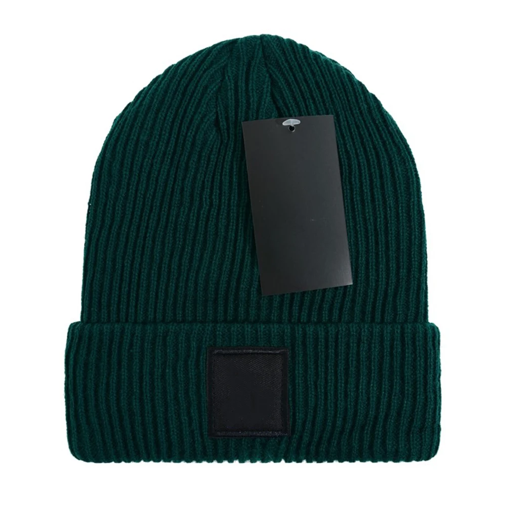 Logo Wholesale High Quality Luxury Brand Name Adult Unisex 3D Embroidery Plain Acrylic Winter Knit Custom Beanie