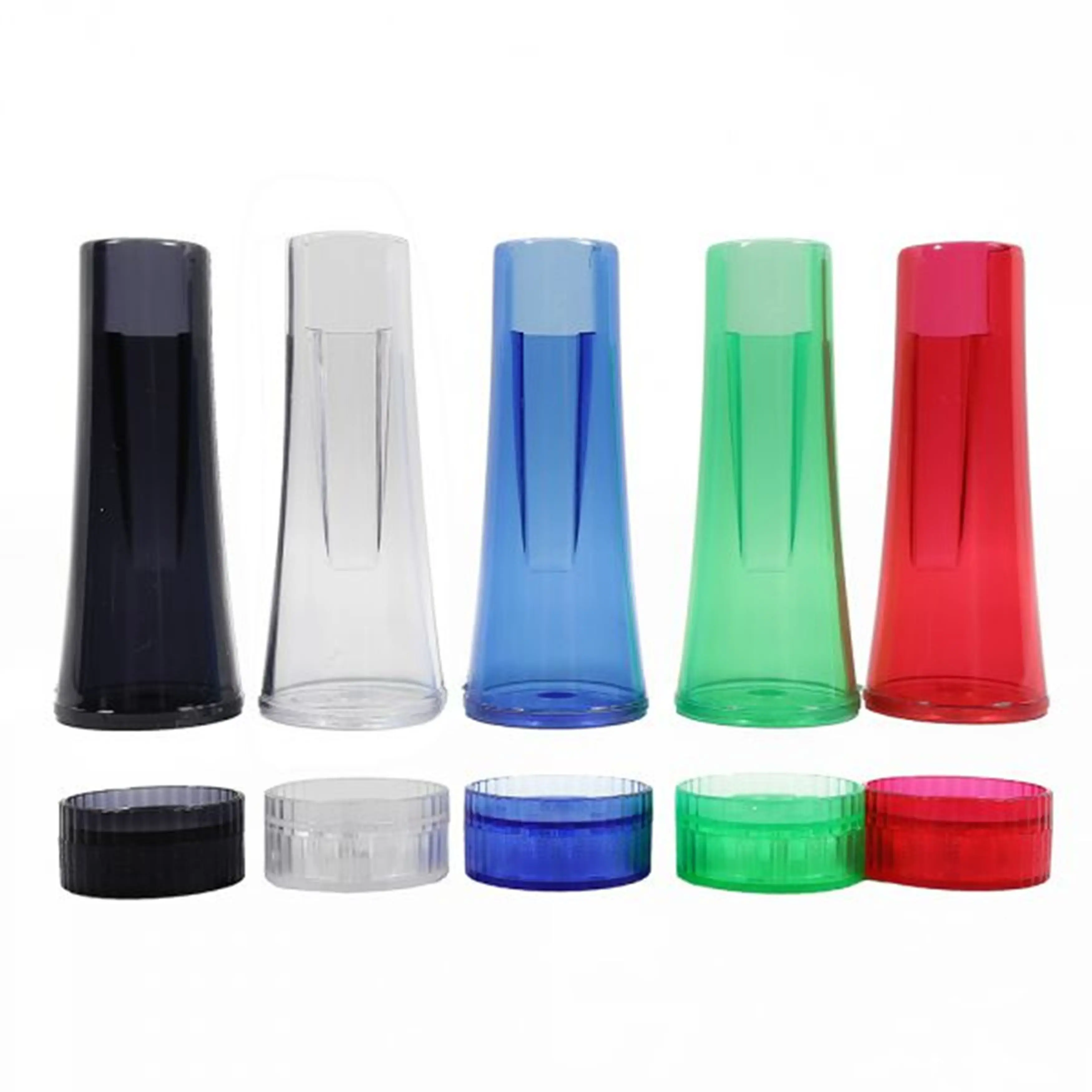 Clipper Sleeve Grinder | with Detachable Herb Crusher 30mm 2-Part | Polycarbonate Clipper Lighter Case