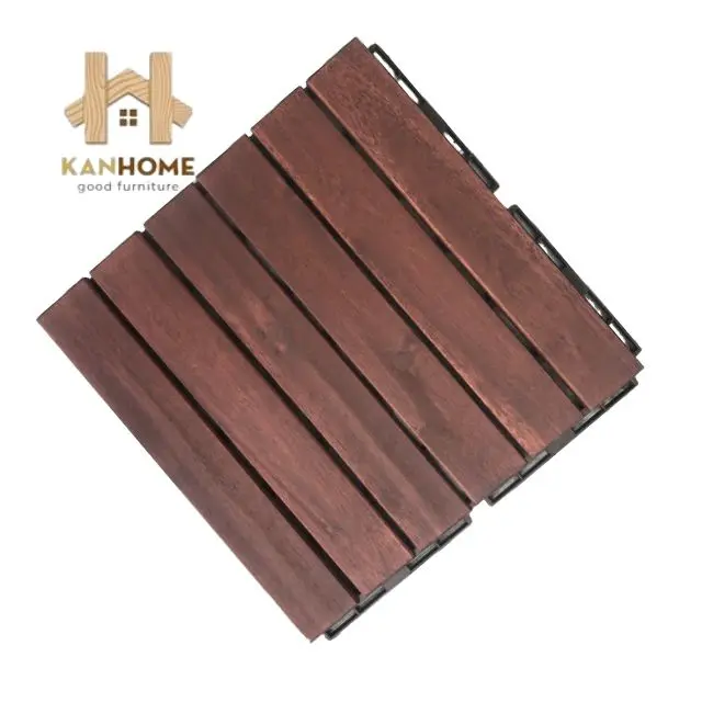 Деревянная напольная плитка Kanhome 19 мм