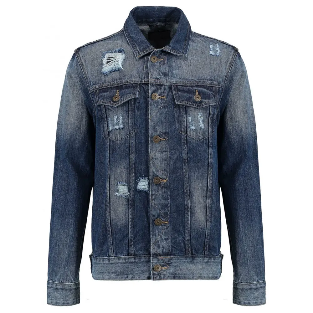 Newest Style Lady Jean Jacket Long Sleeve Woman Denim Jacket Womens Clothing Black Quantity Custom Coat Cotton Blue OEM Pockets