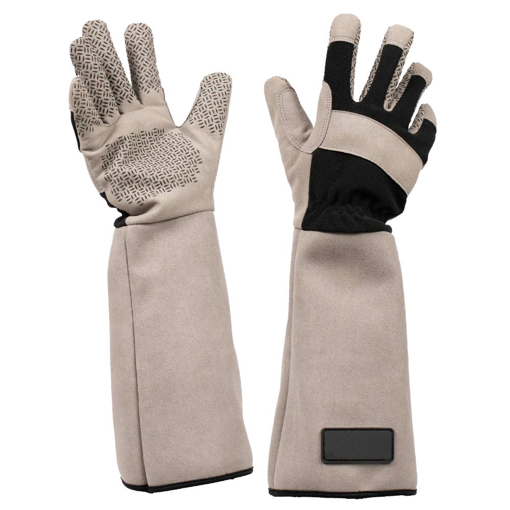 shuoya winter welding gloves cow leather soldering gloves 11 and 14 inch weldor TIG work gloves