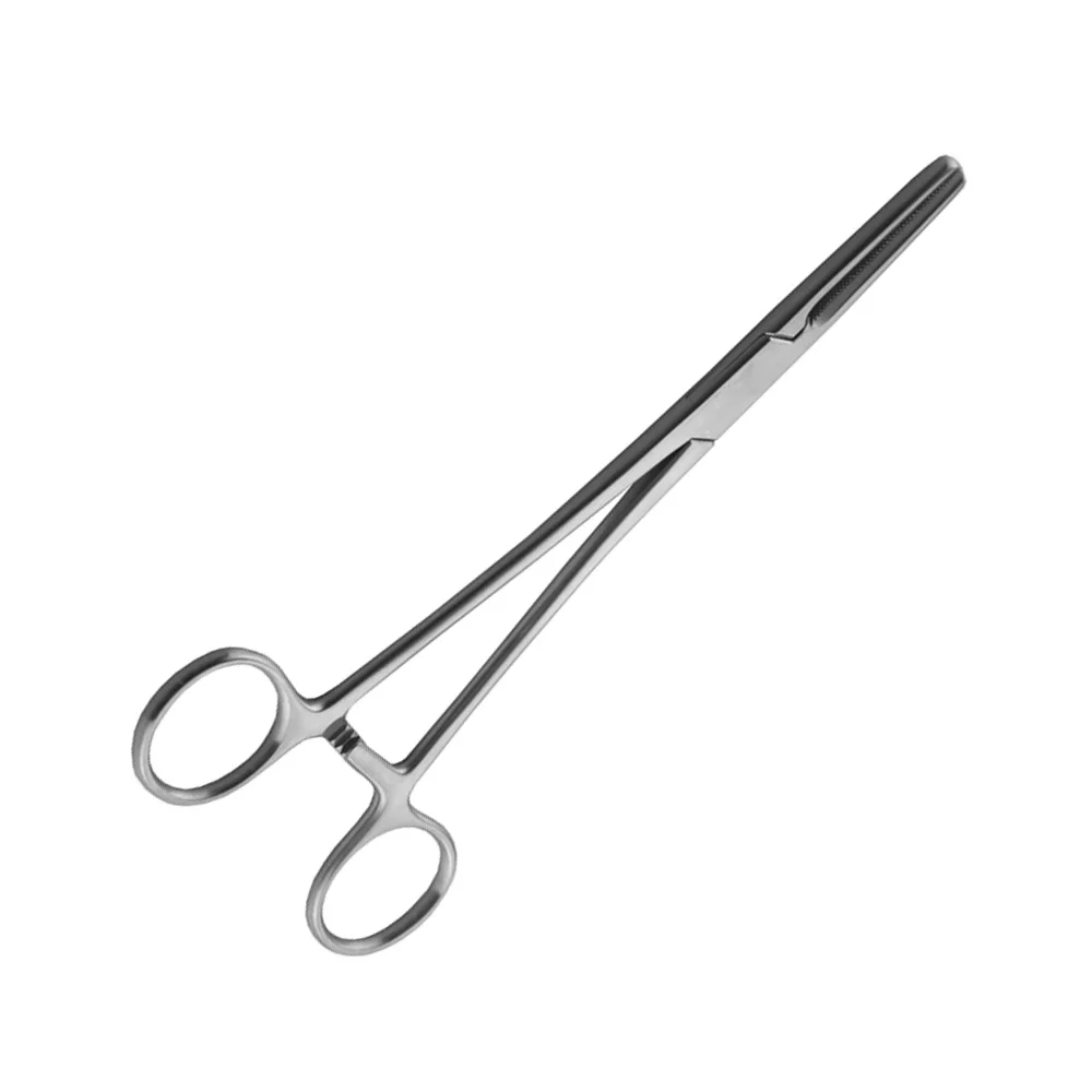 Ворсовая трубка зажим прямые зубчатые челюсти с наружными защитными хирургическими инструментами