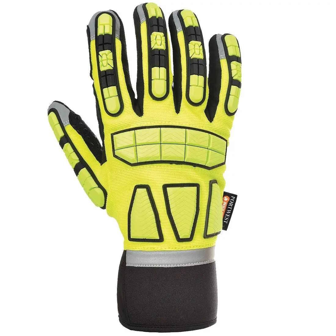 High Quality Anti cut waterproof impact safety gloves kong impact gloves TPR waterproof impact gloves