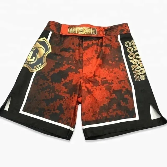 Professional High Quality Light Weight Customized Logo Printing Style MMA Shorts Best Design Fighting Wear MMA Shorts For Men