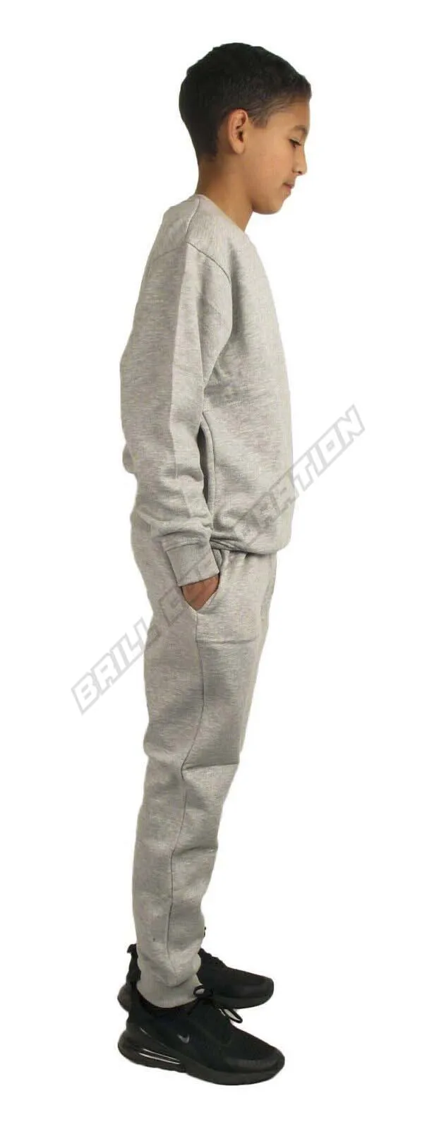 New Fashion suit set toddlers clothing Boys Tracksuit Kids Jogging Suit Sweat Top Bottoms Joggers Age 7 8 9 10 11 12 13