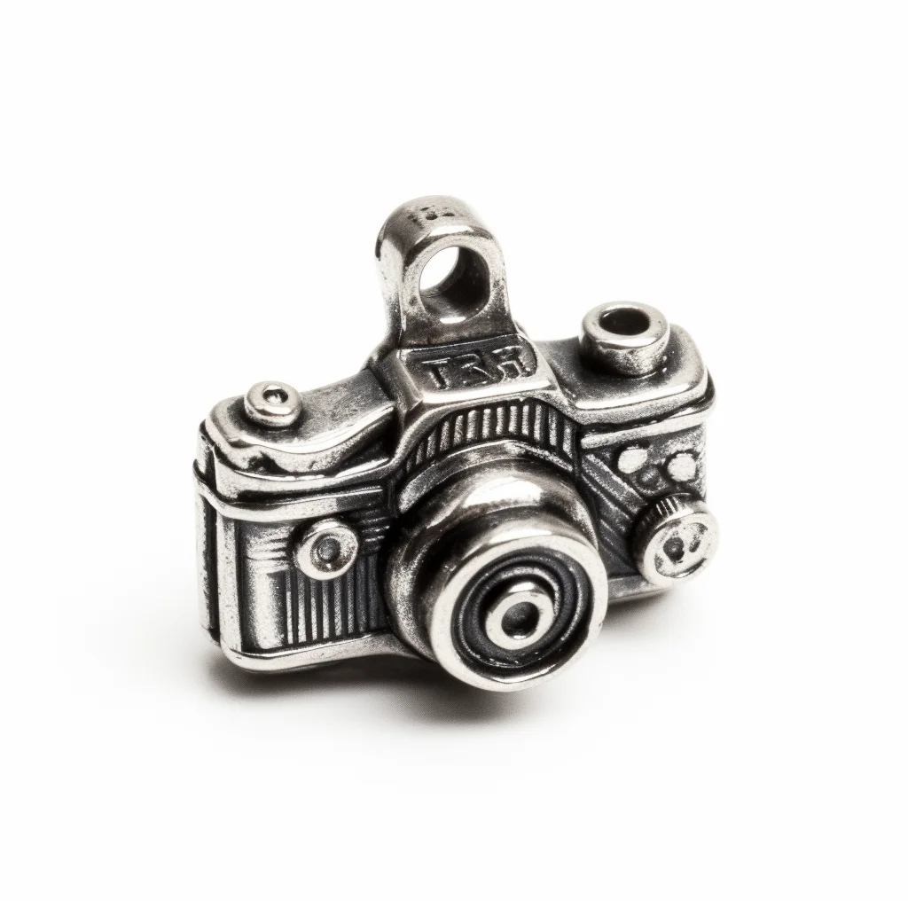 high quality custom lion, camera, logo 3D metal pendant