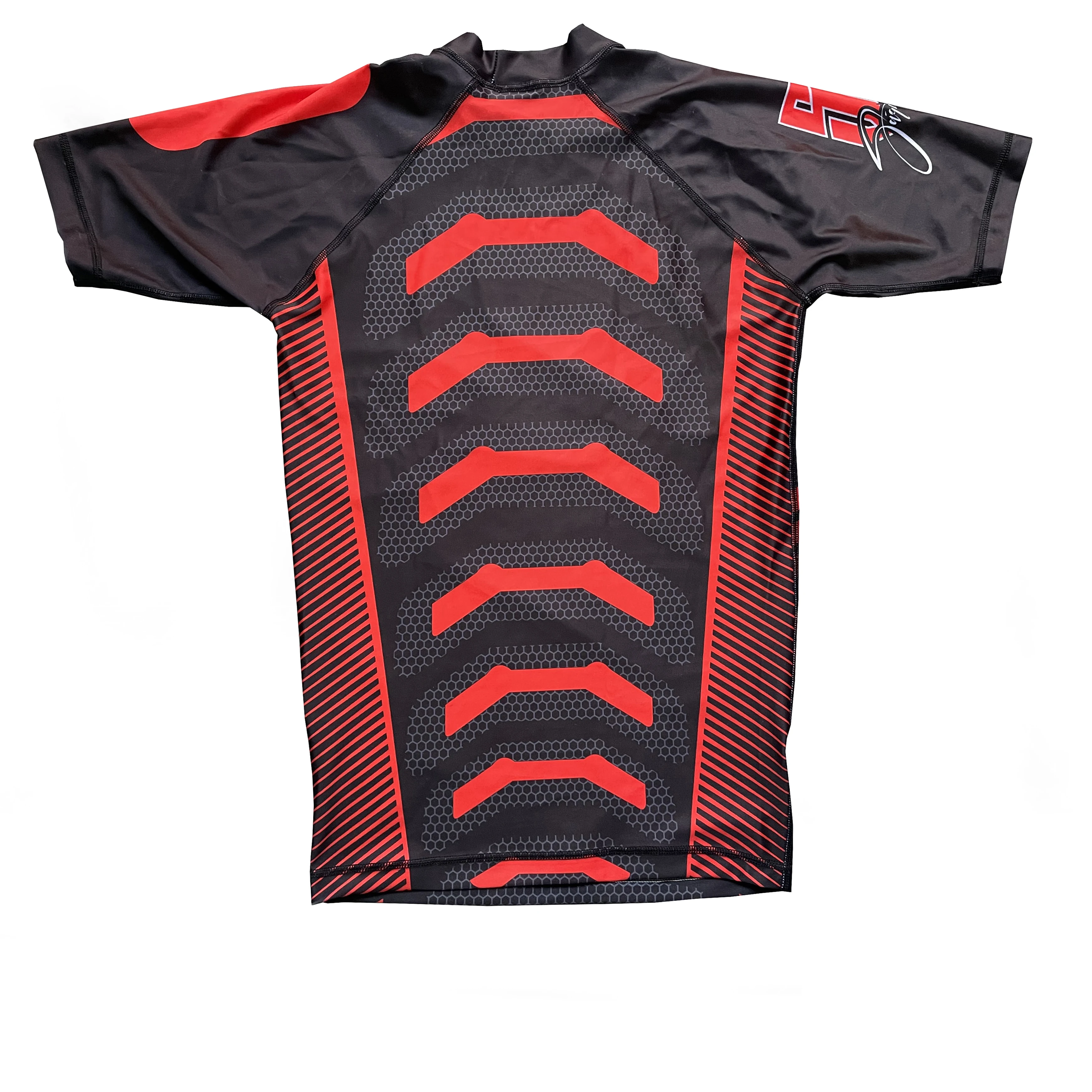 Индивидуальная печать Передняя и задняя команда Rash Guard-Конкуренция без Gi Jiu Jitsu базовый слой