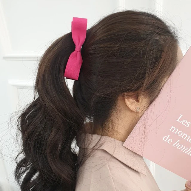 Oxford Cotton Hair Clip Latest Design Made in Korea