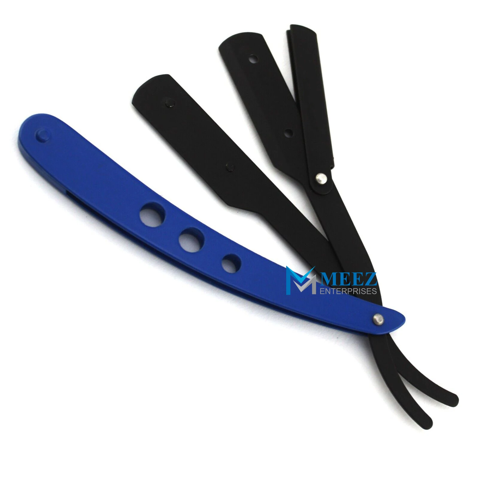 Beard Cut Throat (Shavette) Barber Salon Straight Shaving Razor 5 Premium Blades Stainless Steel Straight Razor