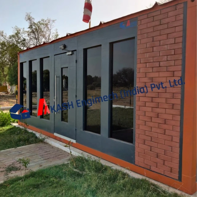 Portable Workspace Solution for Construction & Real Estate Premium Container Site Office for Remote Construction Sites