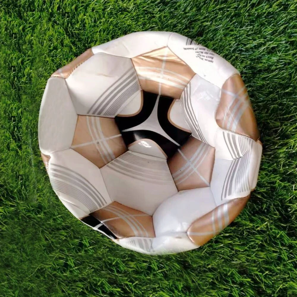 Professional Sports Match Soccer Ball Adult Size 5 Football High-Quality PVC Elastic Rubber Liner Beach Football