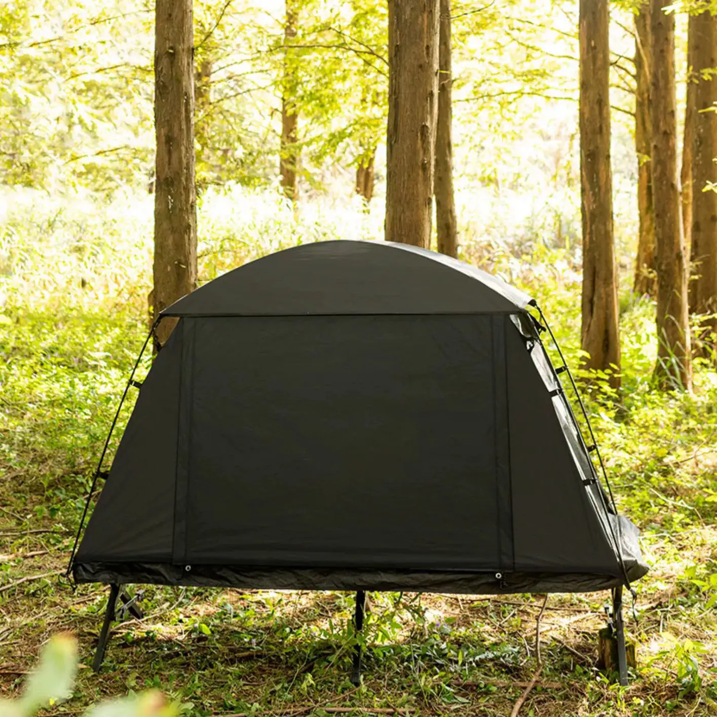 1-2 people Automatic sleep glamping Tent Tourist Waterproof Windproof Sunscreen canvas compact Camping Cot Tent Outdoor