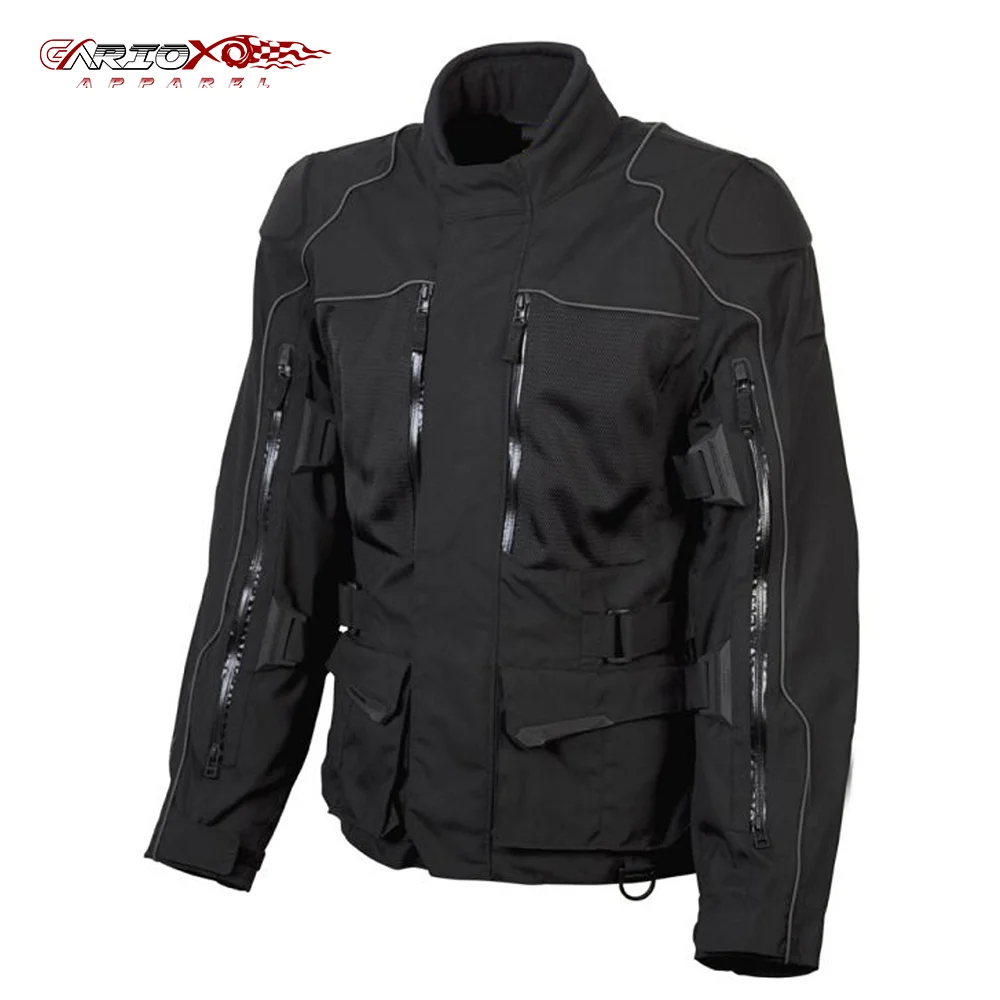 Motorcycle Jacket Included Shoulder Elbow Spine Protectors Sports Bike Gear for Serious Riders in All Weather Conditions
