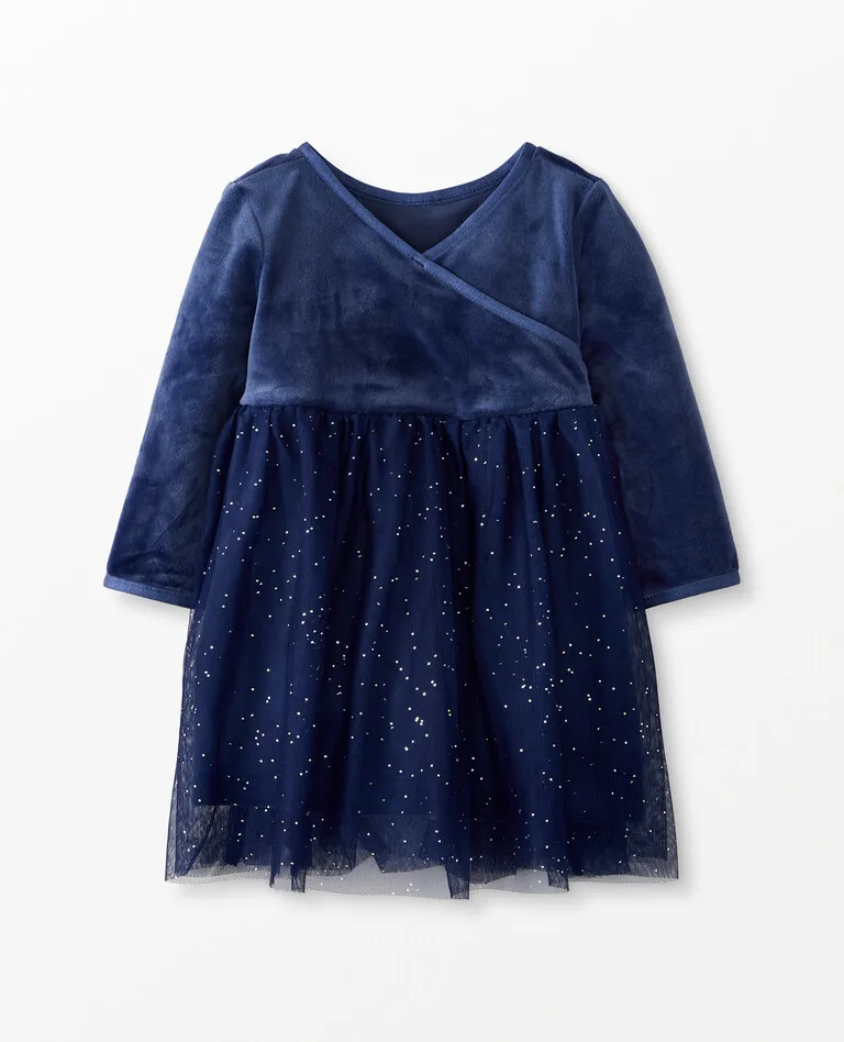 GOTS Certified Cute Baby Clothes Organic Cotton  Dress For Infant Baby Girl Mesh Baby Girl Dresses