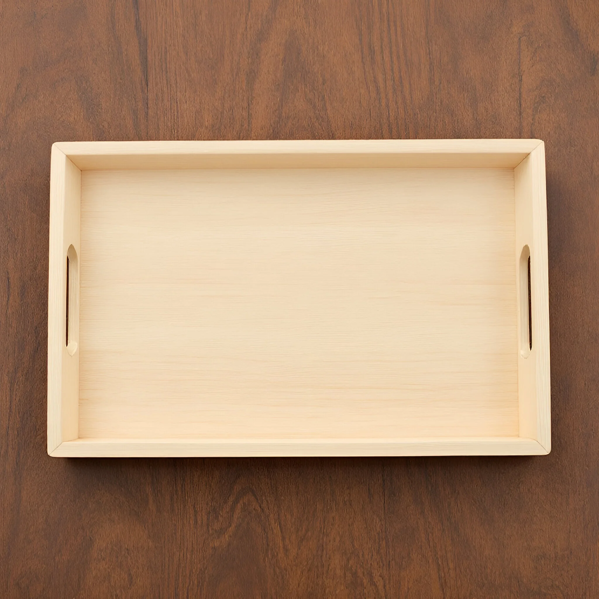 Reasonable Price Natural Rubber Fruit Tray Dinner Plate Bamboo Wooden Tray For Tea And Coffee Supply Serving Trays