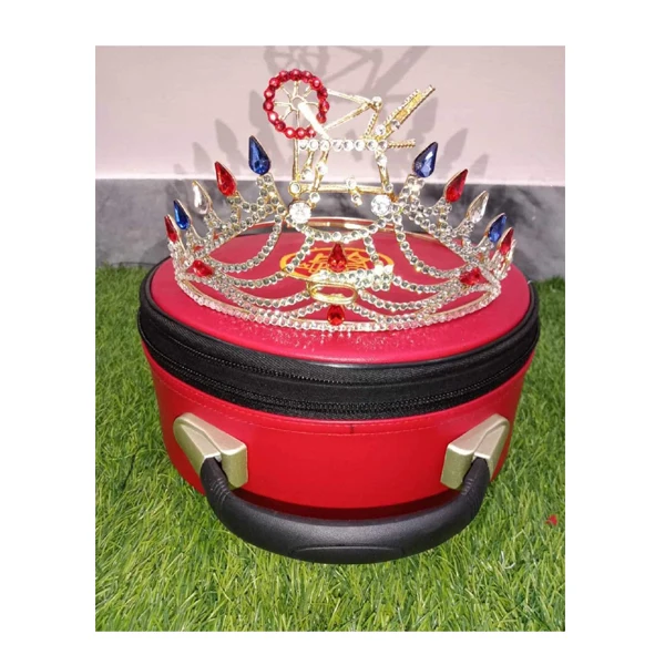 HOJ Crown масонские героини иерихонской короны золотого тона регулируемые с футлярой масонских героинь Великой в