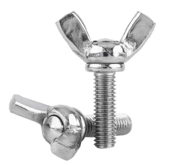 Brass titanium wing m8 m6 nuts bolt butterfly screw