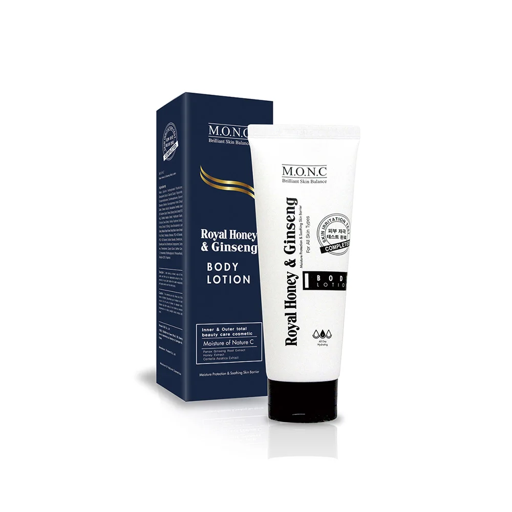 M.O.N.C Royal Honey & Ginseng Body Lotion Moisture protection and soothing skin The Best Selling In Korea