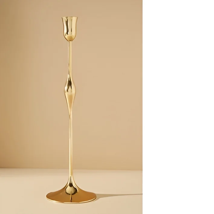 Colorful Finished Iron Metal Candle Stand For Home Interior Candlesticks Lighting Wedding House and Living Room Decoration 2024