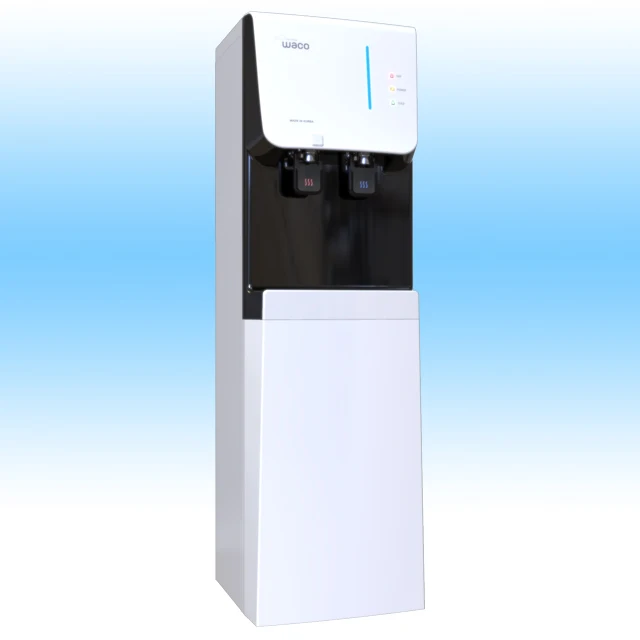 Reverse Osmosis POU Water cooler with High Quality water filter for Hot Cold Water Purification, Color option Silver-Gray