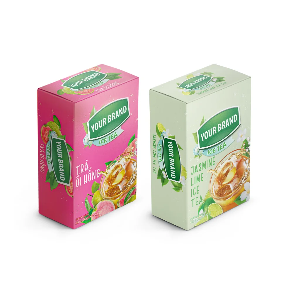 Хит продаж мгновенный розовый чай из гуавы быстро растворимый вкус со льдом и лимоном другие продукты питания напитки чайная канистра