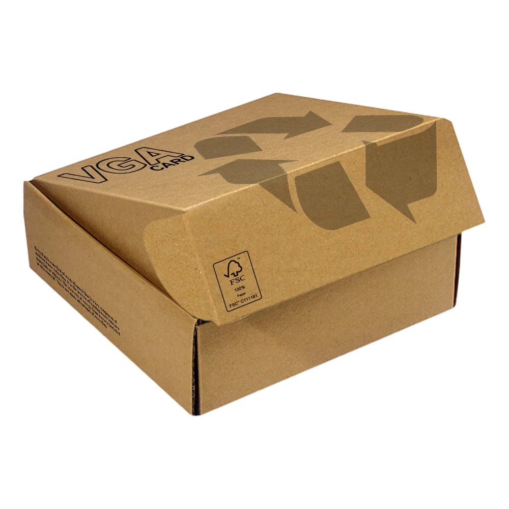 Tailor made High Quality Brown Cardboard Paper Attractive Price quick response  flatten e-shop Delivery Box for gift