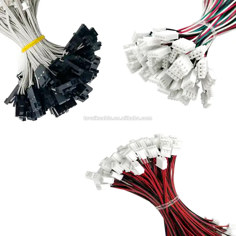 Manufacturer Customized Jst Zh Ph Eh Xh 1.0 1.25 1.5 2.0 2.54mm Pitch 2/3/4/5/6 Pin cable assembly Connectors Wire Harnesses