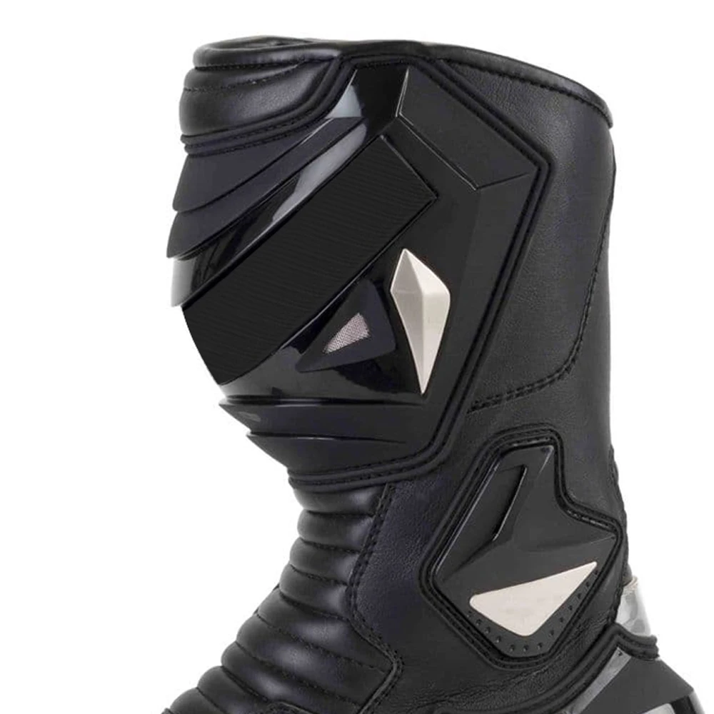 Comfortable Custom Made Genuine Leather Shoes / Top Selling Solid Color Motorbike Racing Shoes For Adults