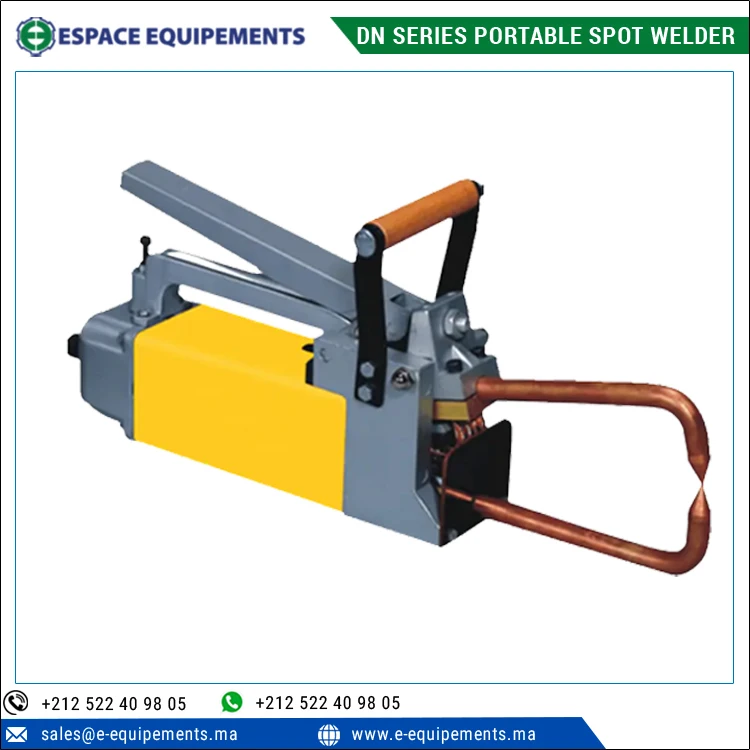 Single Phase Portable Spot Welding Long Electrode Life High Duty Cycle 220V Input Voltage DN Series Portable Spot Welder