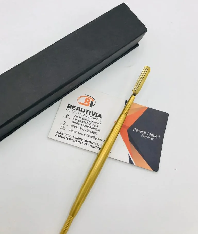 Gold Plated Stainless Steel Lash Lifting Tool Eyelash Extension Lifting Tool Eyelash Lifting & Separating Tool With Comb