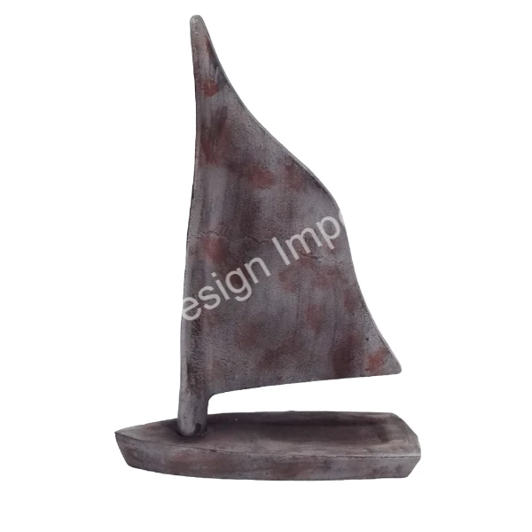 Buy Online Antique Sailboat Model Table Object Easy Movable Unique Logo Printed Cast Aluminium Yacht Table Accent From India