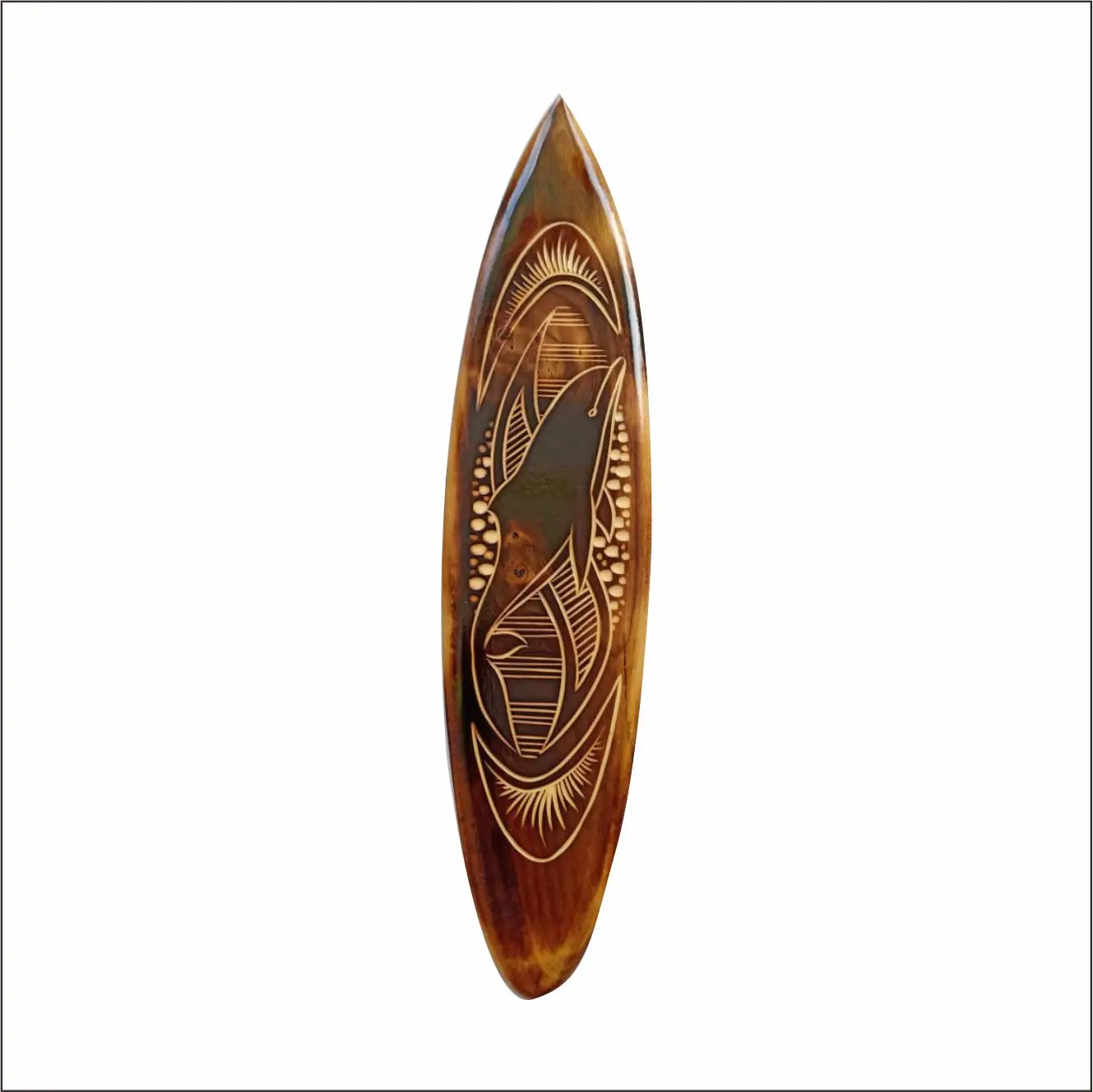 ORNAMENT SURFBOARD FOR ROOM DECORATION UNIQUE PRODUCT MODELS WITH GRAVING TECHNIQUE