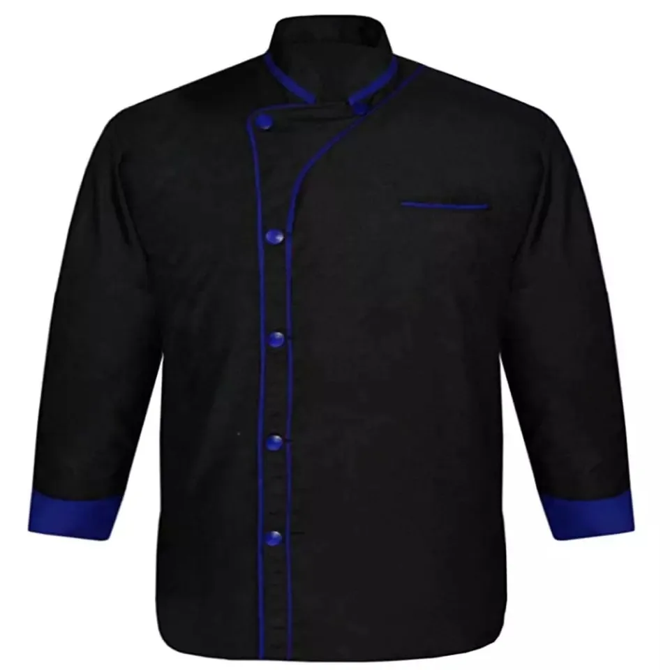 Custom Logo Chef Coat Restaurant Chef Jacket Men Women Hotel Chef Uniform Coat Kitchen Long