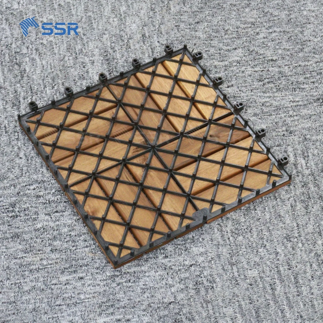 SSR VINA - acacia wood decking tiles - interlocking deck tiles outdoor tiles made in Vietnam