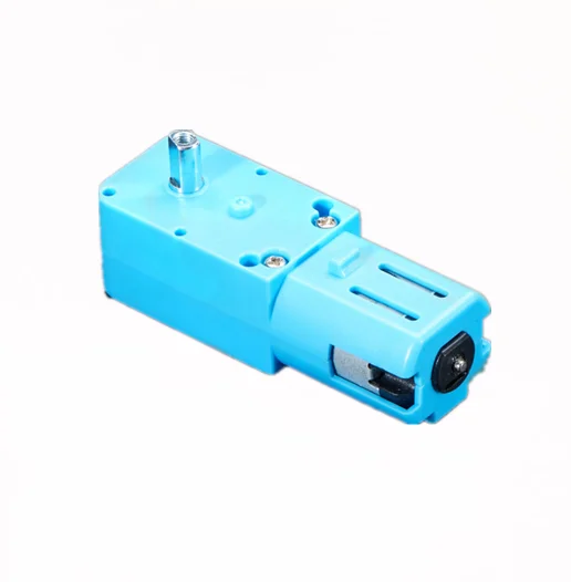 DC 3V-6V 1: 90 Blue Metal Gear Half Metal Single-Shaft Robot Intelligent Car Reduction Motor TT Motor
